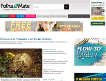 Tablet Screenshot of folhadomate.com